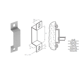 Suporte Fixação Lateral EC-LAC 46